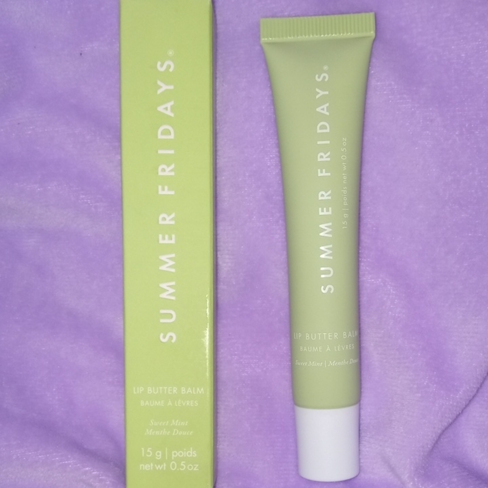 Summer Fridays Lip Butter Balm in Mint Green
